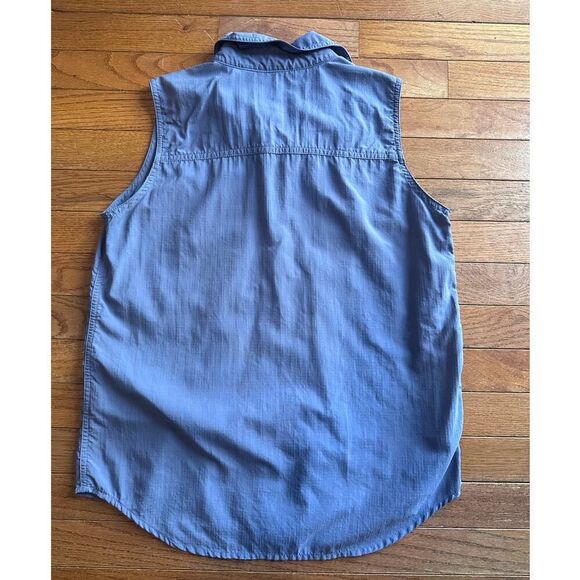 Royal Robbins Sleeveless Outdoor Button up Small Blue - Picture 5 of 8
